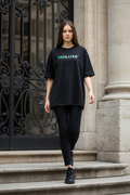 MOLUXE® Essential Tee – Black & Glow in the dark Green Logo